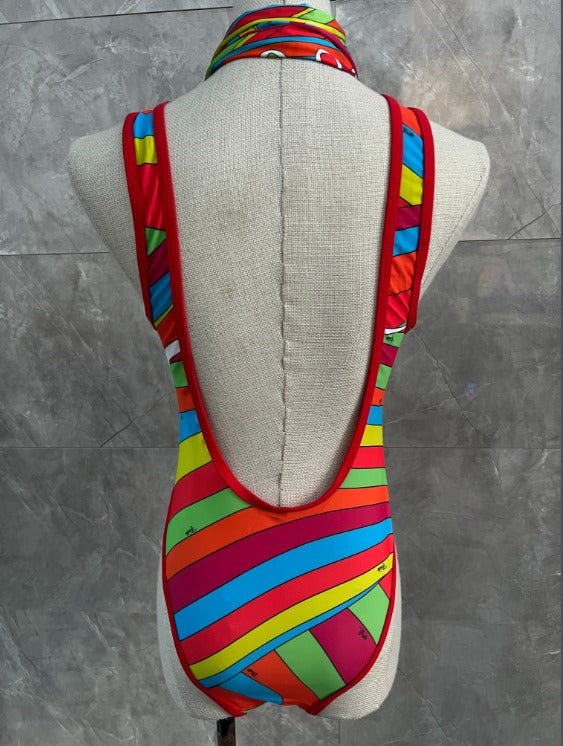 Color Pop Pucci Vibes One-Piece