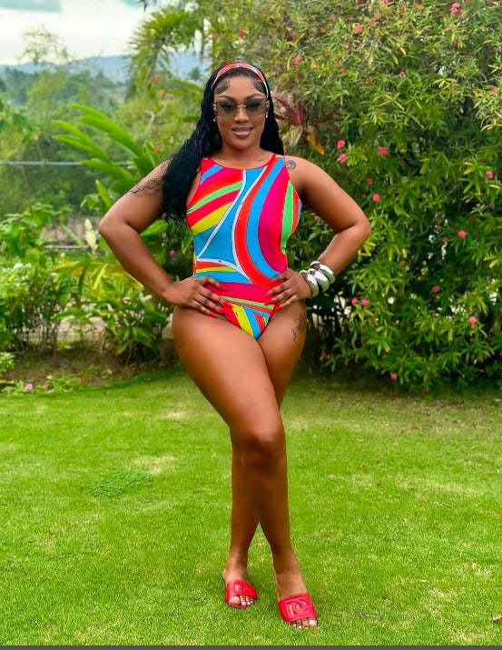 Color Pop Pucci Vibes One-Piece