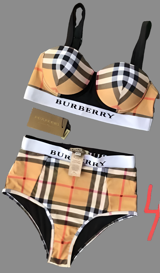 2-Piece Burberry Swimsuit