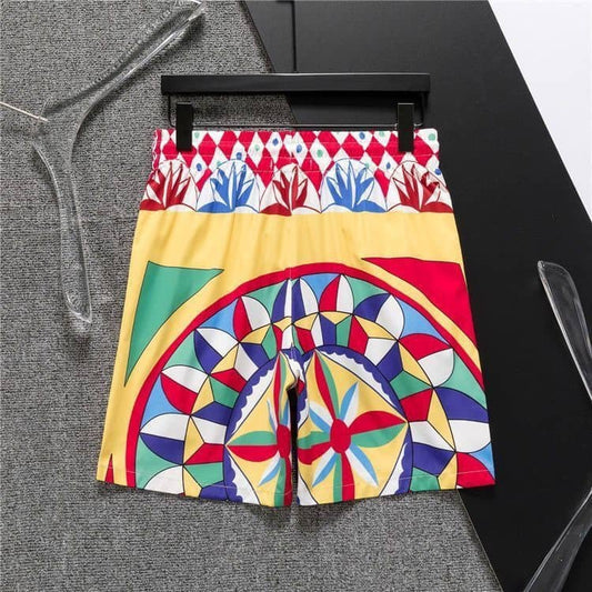 Dolce & Gabbana Men's Multicolor Swim Shorts