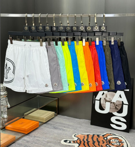 Moncler Swim Shorts with Iconic Logo – Luxury Beachwear